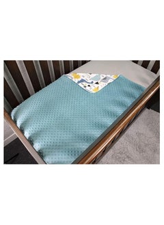Moro Moro Double-Face Plush Baby Blanket – Soft & Breathable – 30x40"  - Image 3