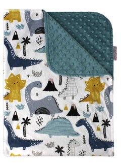 Moro Moro Double-Face Plush Baby Blanket – Soft & Breathable – 30x40"  - Image 1
