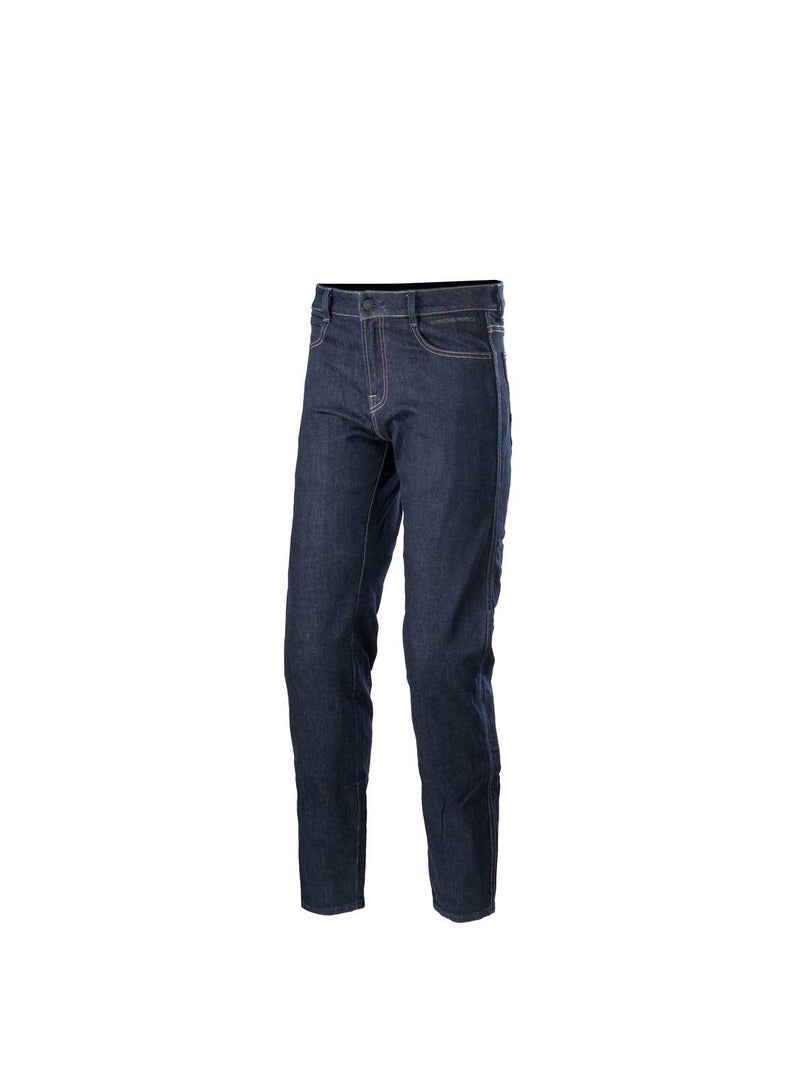 Alpinestars Alpinestars Sektor Regular Fit Denim Motorcycle Riding Pants Mid Blue  - Image 1
