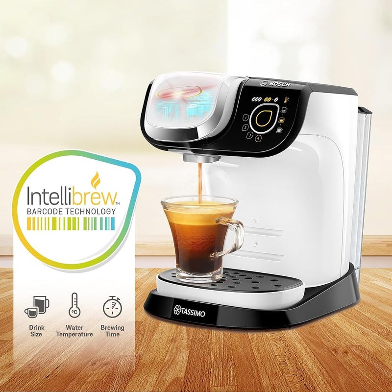 تاسيمو ماكينة قهوة Tassimo من Bosch My Way 2، TAS6504GB، بيضاء - Image 5