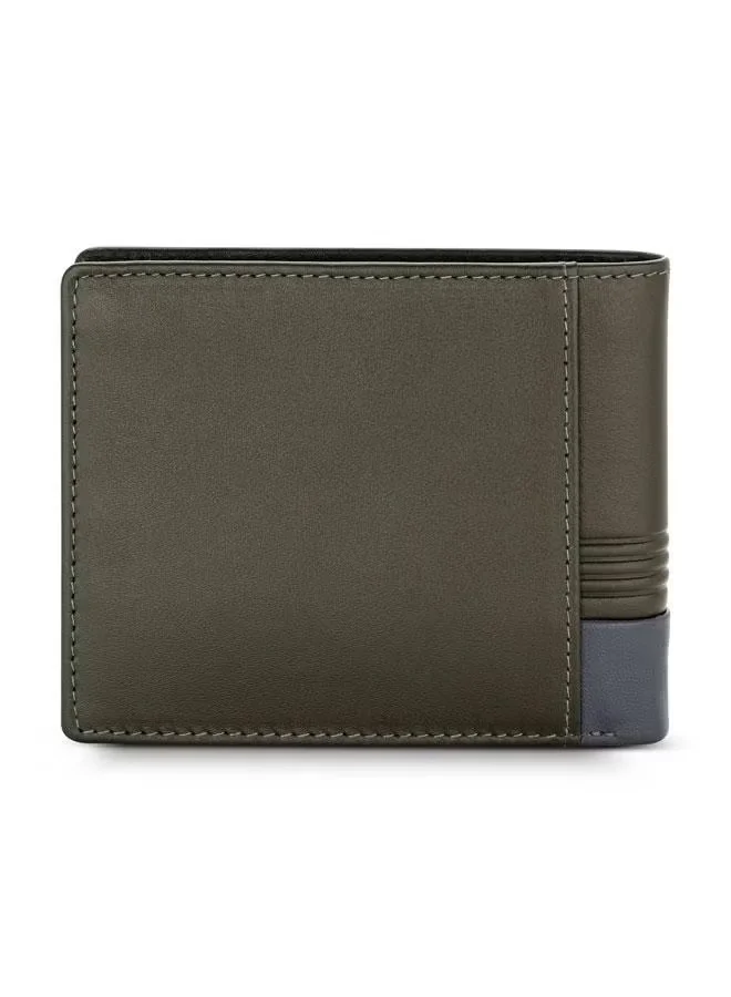 ميشيل هيربيلين محفظة نحيفة رجالية زيتونية