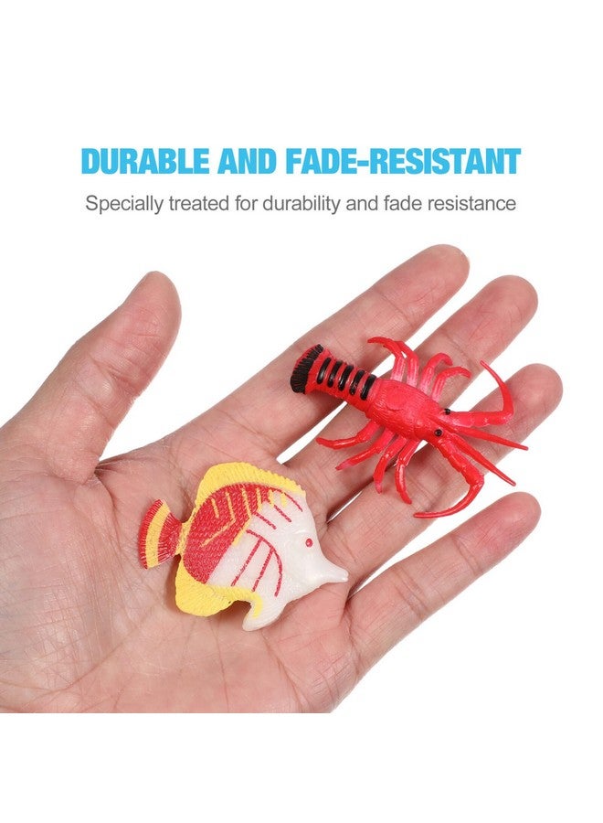 NUOBESTY 24PCS Ocean Sea Animal Figures Realistic Tropical Fish Toys Set Plastic Sea Life Creatures for Party Favors Fish Tank Decorations - Image 5