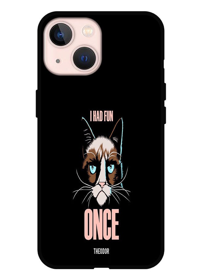 Theodor - Protective Case Cover For iPhone 13 Grumpy Cat - Image 1