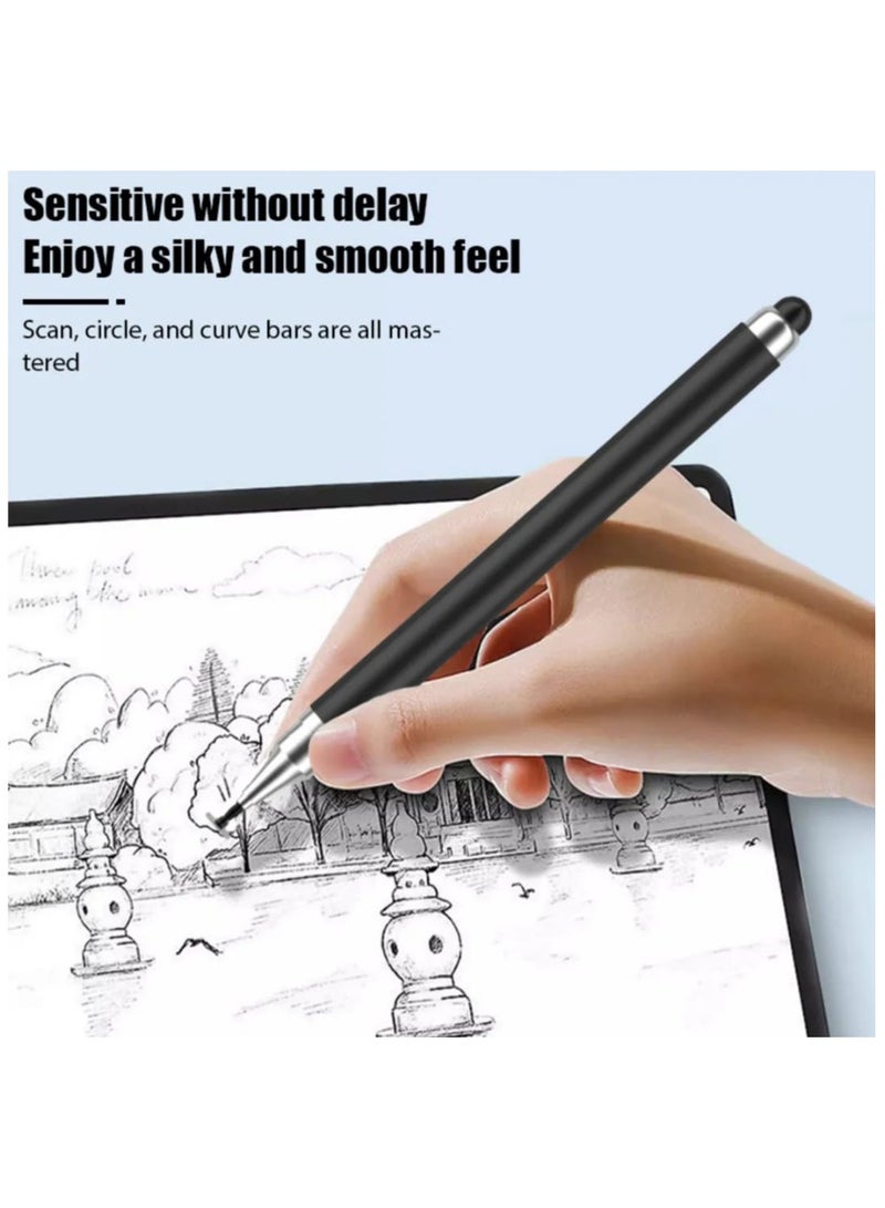 Touchscreen Stylus Pen compatible with all touch screens, including iPhones and tablets. Suitable for iPhone, iPad, and Samsung devices, this stylus pen features dual tips for precise touch input fr - Image 5
