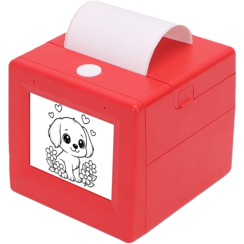 Sticker Printer Smart AI Voice Thermal Printer Box with 2.8 in Display Inkless Portable Sticker Maker for Scrapbooking Crafts Gift Wrapping Wireless Bluetooth Thermal Label Printer - Image 1