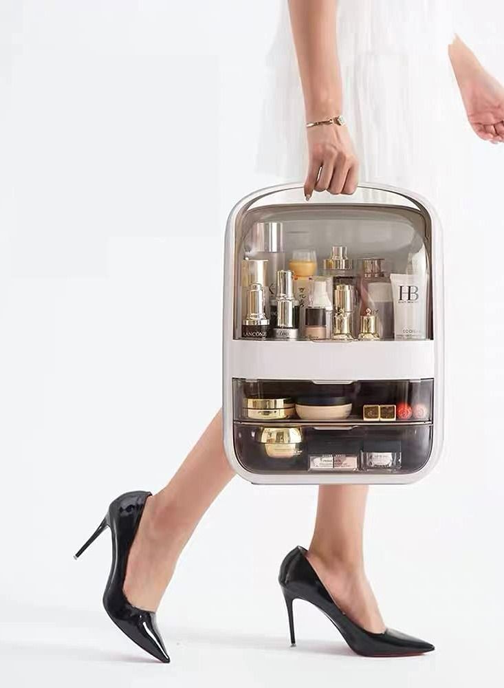 LIMOS Makeup Organizer Box with Water Proof and Dust Free Cover - Image 5