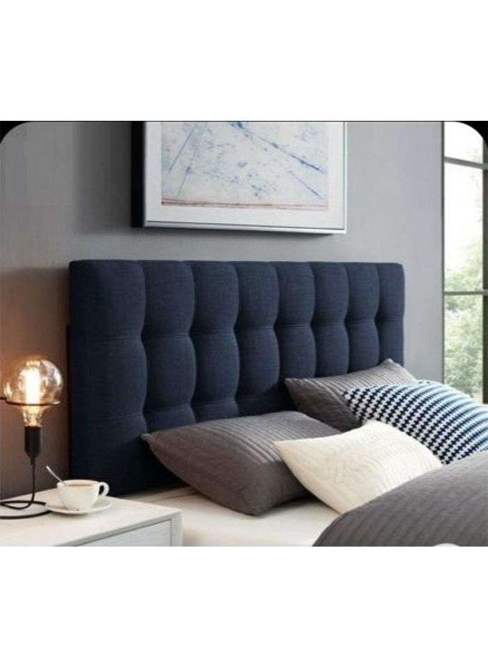 European Style Bed 200x120x25 cm Blue