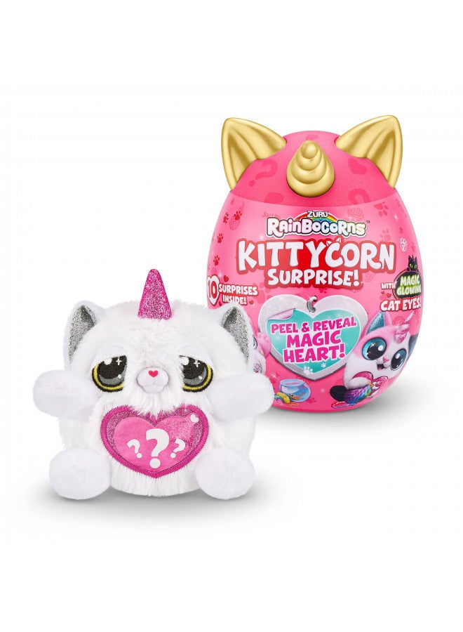 Rainbocorns Kittycorn Surprise Series 1 (Chinchilla Cat) by ZURU, Collectible Plush Stuffed Animal, Surprise Egg, Sticker Pack, Jelly Slime Poop, Ages 3+ for Girls, Children - Image 3