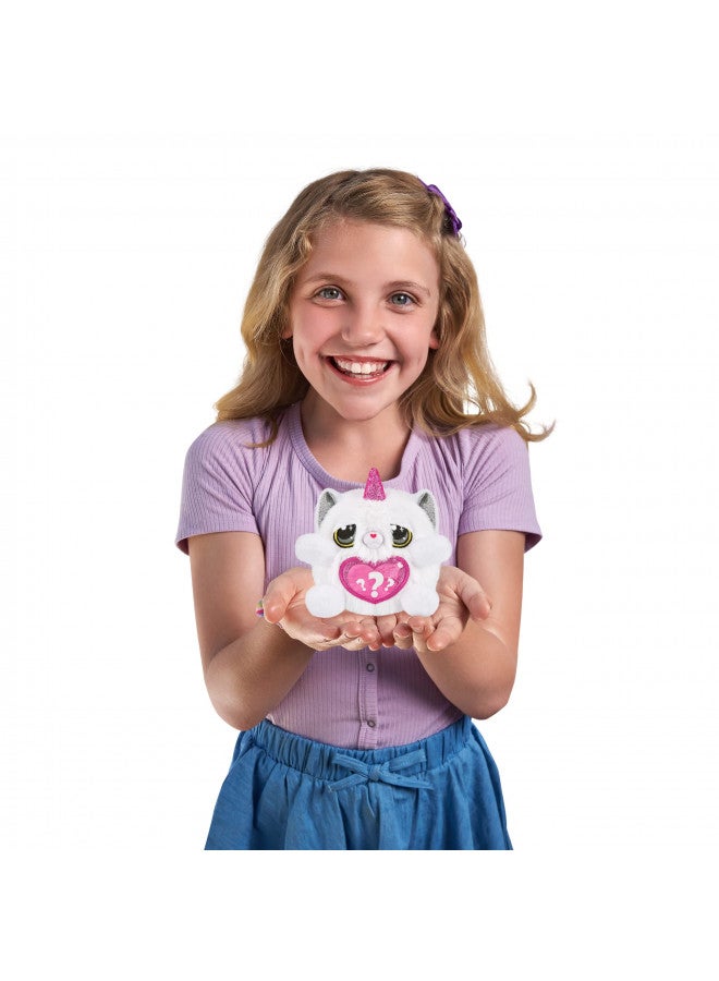 Rainbocorns Kittycorn Surprise Series 1 (Chinchilla Cat) by ZURU, Collectible Plush Stuffed Animal, Surprise Egg, Sticker Pack, Jelly Slime Poop, Ages 3+ for Girls, Children - Image 5
