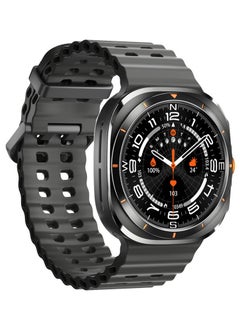 porodo Voyager Smart Watch with black&orange silicon straps  - Image 1