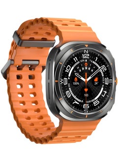 porodo Voyager Smart Watch with black&orange silicon straps  - Image 4