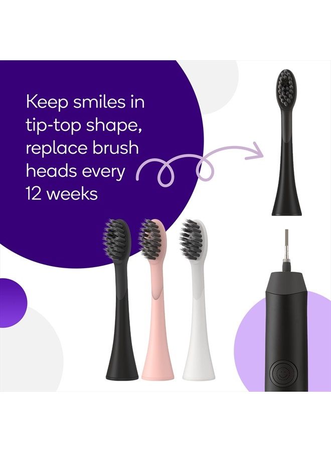 BURST Toothbrush Heads - Genuine BURST Electric Toothbrush Replacement Heads for BURST Sonic Toothbrush – Ultra Soft Bristles for Deep Clean, Stain & Plaque Removal - 3-Pack, White - Image 4