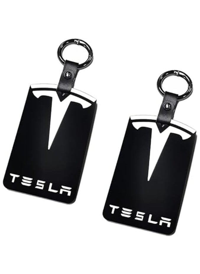 MIRFA - Silicone Protector Card Holder Keychain for Tesla Model 3/Y - Image 1