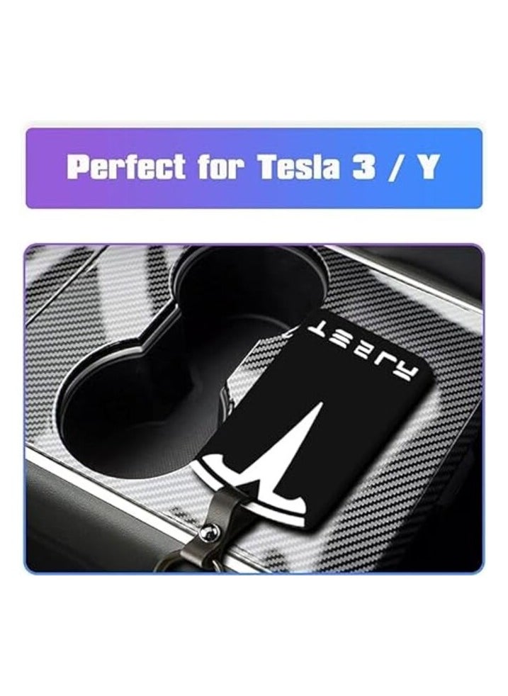 MIRFA - Silicone Protector Card Holder Keychain for Tesla Model 3/Y - Image 1