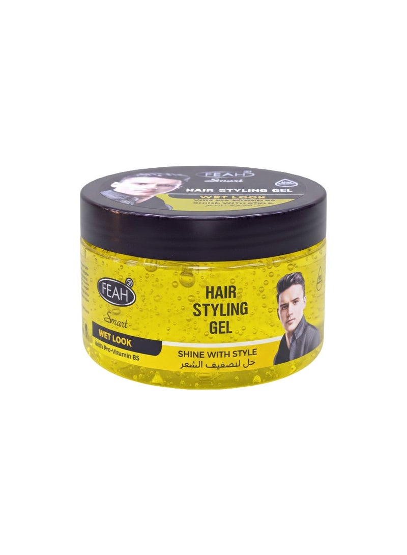 جل تصفيف الشعر FEAH ذو المظهر الرطب 250 مل - لمعان يدوم طويلاً وثبات مرن