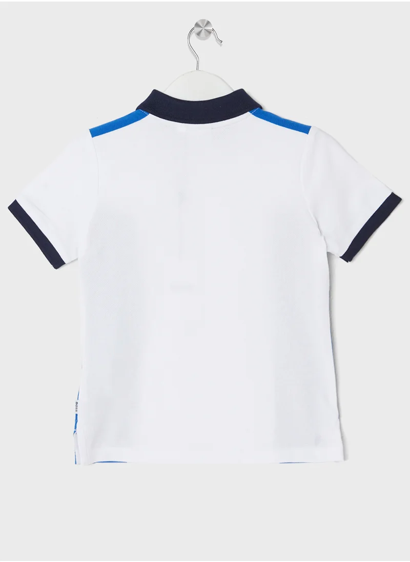 بوس Kids Logo Polo