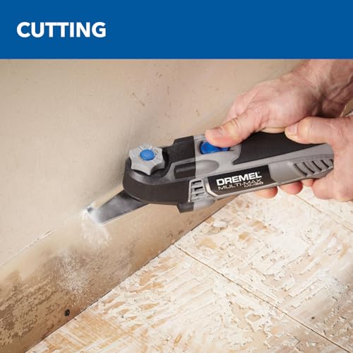 DREMEL مجموعة أدوات دريميل Multi-Max MM35-02 بقدرة 3.5 أمبير وسرعة متغيرة مع 8 ملحقات وحقيبة تخزين - مثالية لقطع المعادن والخشب، وإزالة الجص، وتطبيقات الصنفرة - Image 5