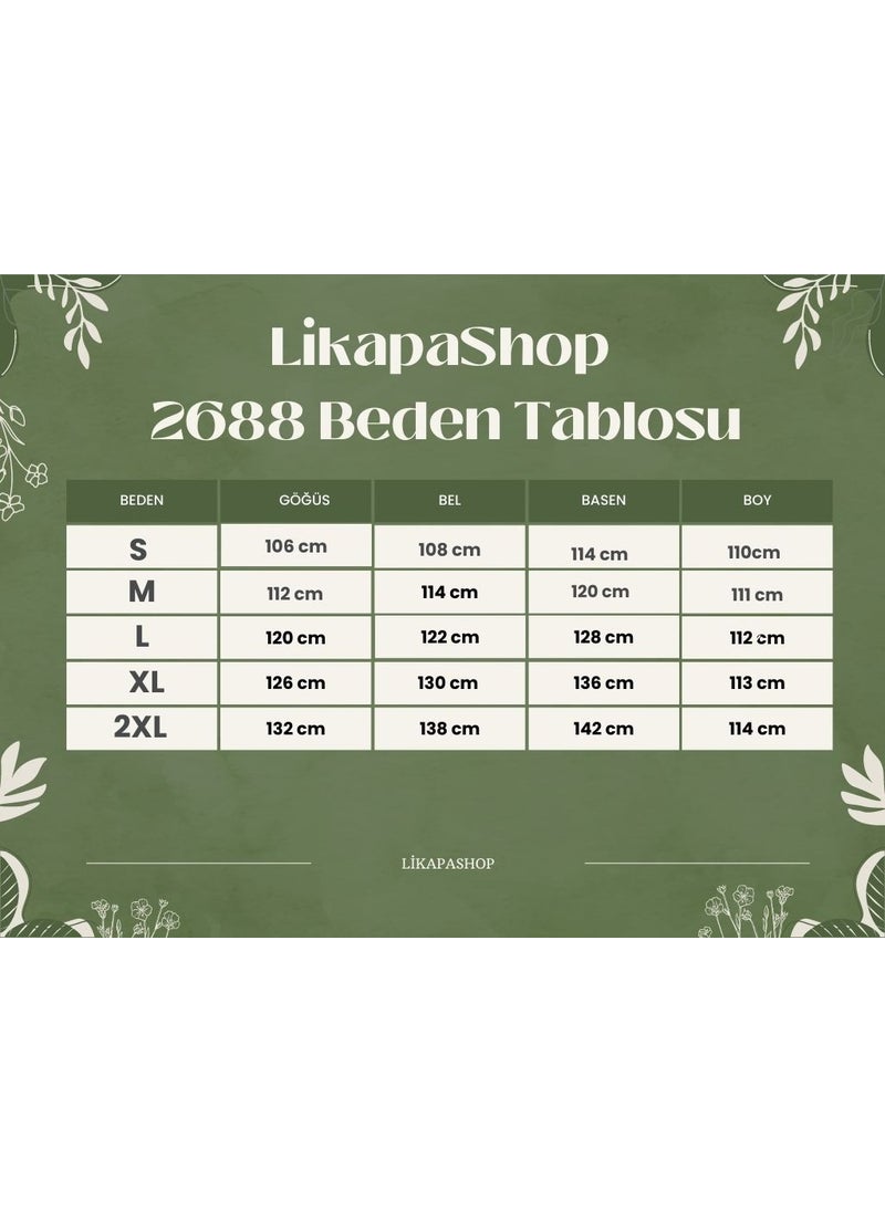Likapa Summer Plus Size Viscose V Neck Short Sleeve Dress 2688  - Image 5