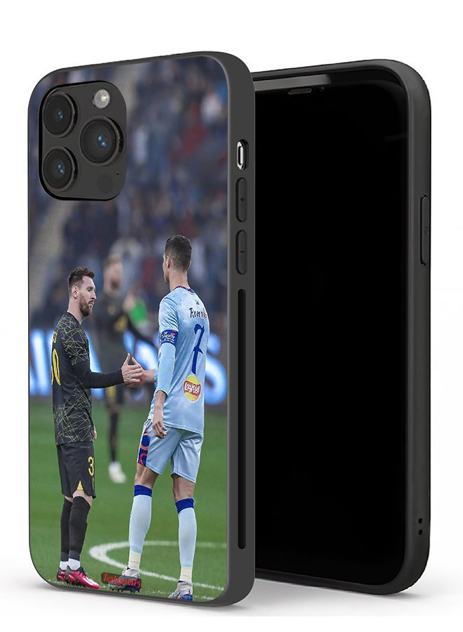 Tolwak Apple iPhone 13 Pro Max Protective Case Messi And Ronaldo - Image 1