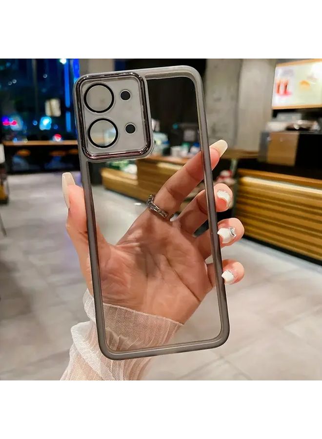 Purple Soft Phone Case For Xiaomi Redmi 13C 5G Anti Fall Transparent Design - Image 4