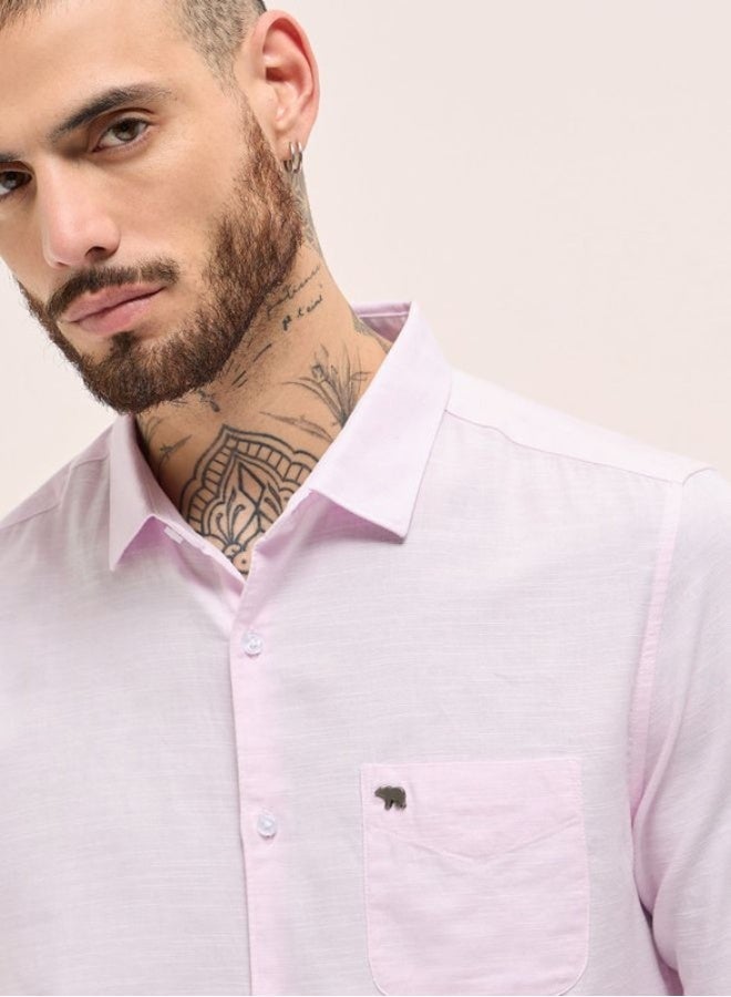 THE BEAR HOUSE Men's Shirt for Casual and Formal Wear | Classic Button-Down Style for Office, Daily Use, Travel, Events & All-Season Outfits | Versatile & Stylish Wardrobe Essential for Every Occasion - Image 5