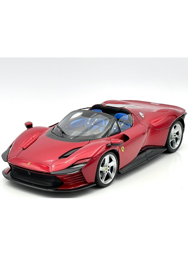 Bburago Signature Ferrari Daytona SP3 Open Roof Magna Die-cast Car (Rosso Magna, 1:18) - Image 2