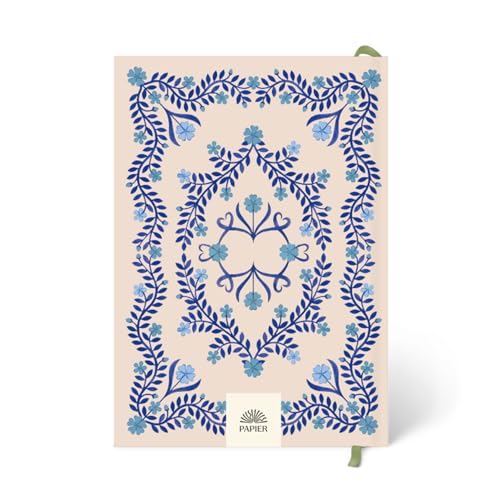 Papier Italian Summer Daily Planner Hardback Vintage Design Undated 16Week Goal Planner Track Habits Thoughts ToDos Priorities Motivational Gift - Image 3