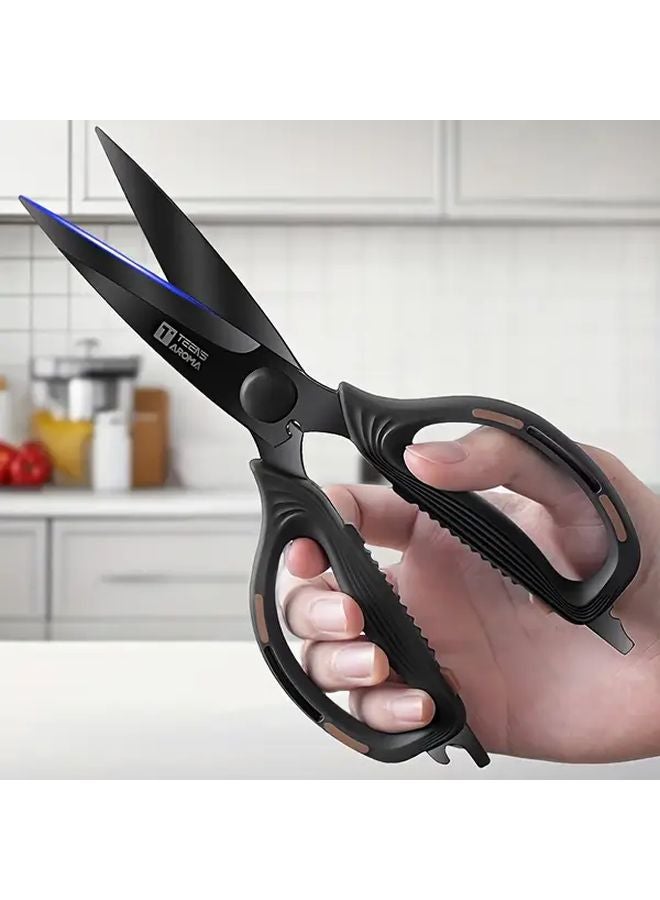 2 Piece Stainless Steel Multi Function Scissors Heavy Duty Poultry Shears - Image 4