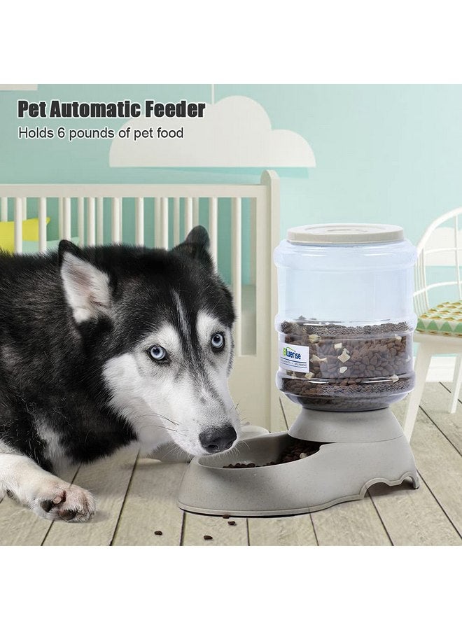 BLUERISE Pet Feeder and Water Food Dispenser Automatic for Dogs Cats, 100% No BPA, Gravity Refill, Easily Clean, Self Feeding for Small Large Pets Puppy Kitten Rabbit Bunny - Image 4