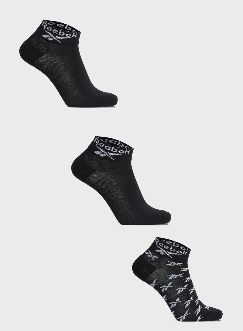 Reebok 3 Pack Of Cl Fo Ankle Socks