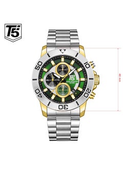 T5 T5 Men's Chronograph Stainless Steel Watch  - Image 5