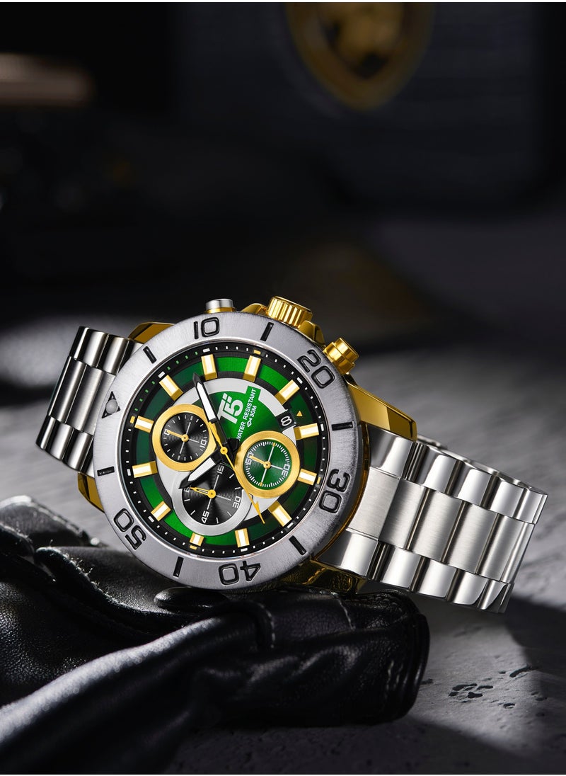 T5 T5 Men's Chronograph Stainless Steel Watch  - Image 3
