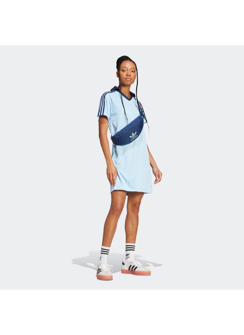 adidas Originals - Adicolor Football Jacquard V-Neck Dress - Image 1