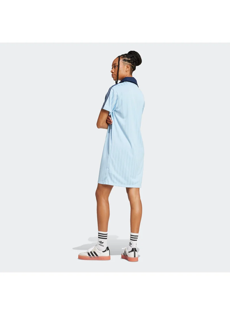 adidas Originals Adicolor Football Jacquard V-Neck Dress