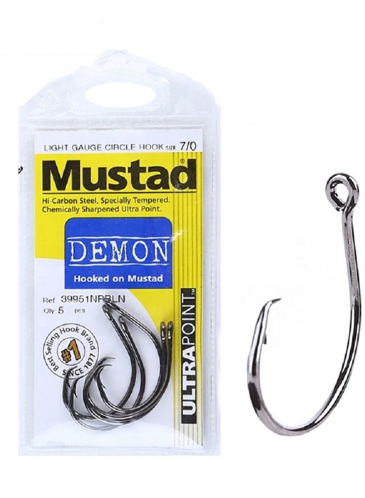 موستاد خطاف صيد سمك  من الكربون الصلب, خطاف صيد حاد قوي للمياه المالحة والمياه العذبة - Image 2