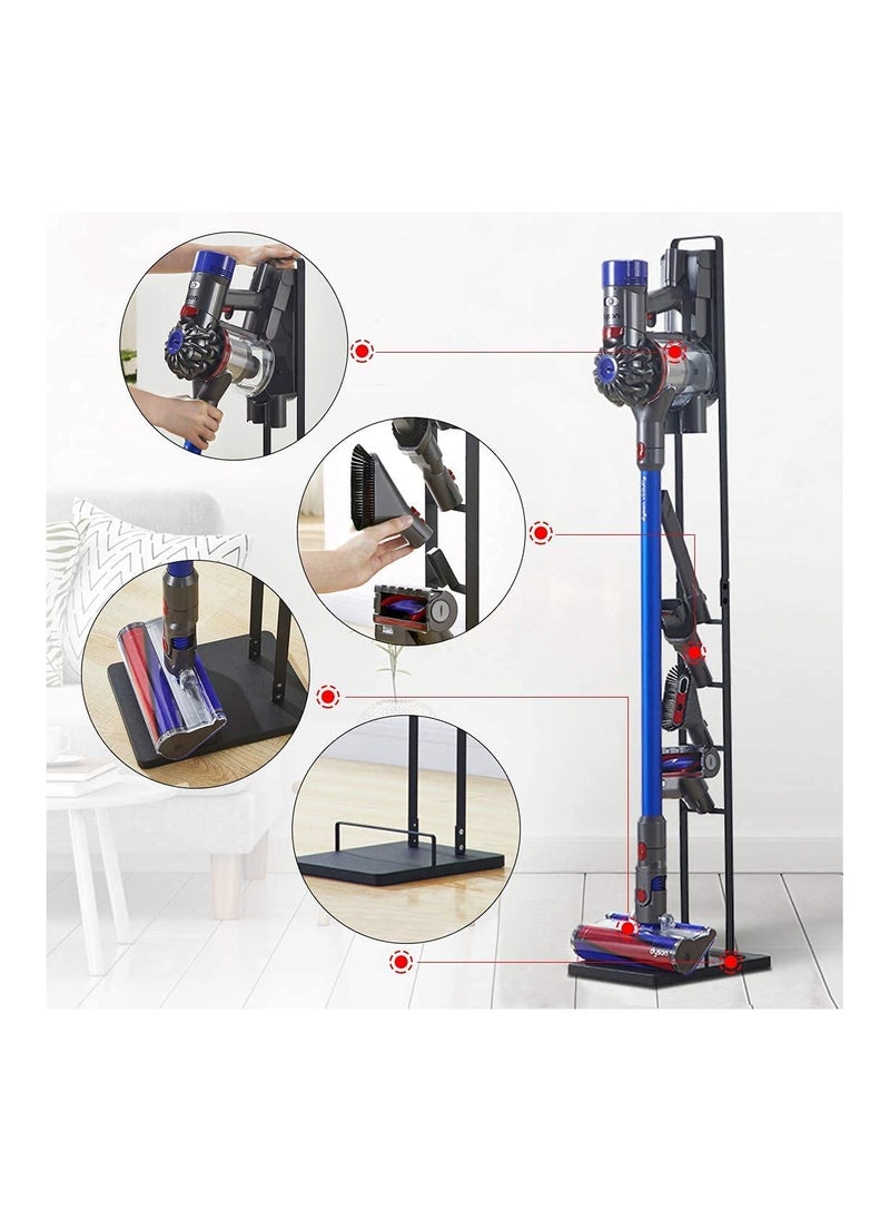 dreamons link - حامل مكنسة Dreamons Link لجهاز Dyson المحمول V11 V10 V8 V7 V6 (أسود) - Image 1
