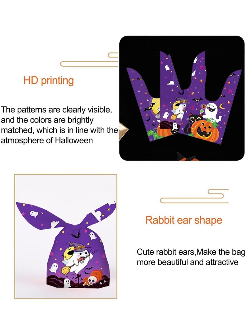 50PCS Festival Treat Bags 3 Patterns With Candy Bags for Trick or Treating Treat Bag Party Supplies Storage Bags Halloween - Image 3