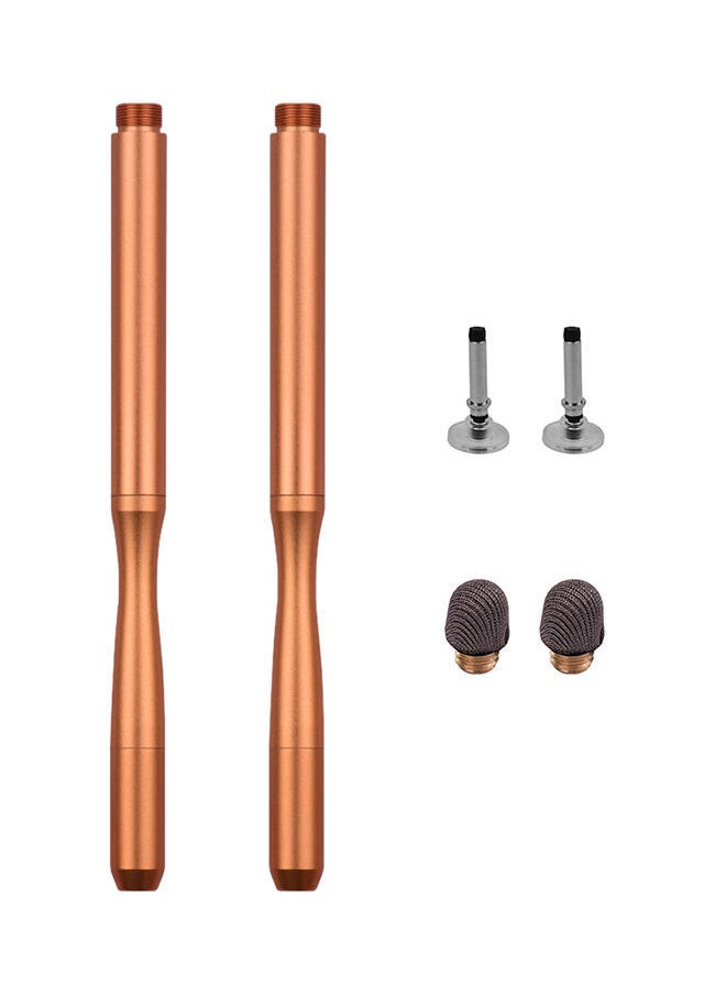 NIBEMINENT - 2-Piece Touchscreen Precision Stylus Pen Set With Fiber Tip And Disc Gold - Image 1