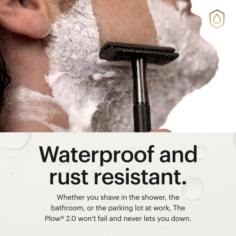 manscaped مانسكيبيد® ذا بلاو® 2.0 ماكينة حلاقة وجه آمنة ذات شفرة واحدة مزدوجة الحواف للرجال - Image 4