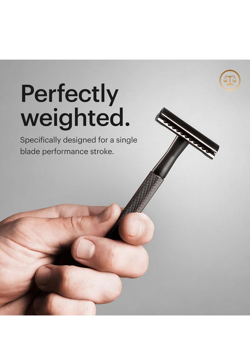 manscaped - MANSCAPED® The Plow® 2.0 Premium Single Blade Double-Edged Safety Face Razor for Men - Image 1