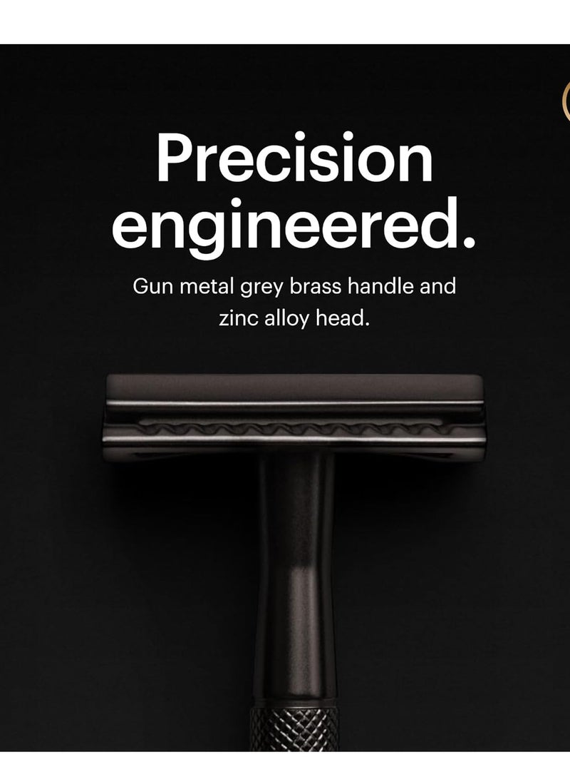 manscaped - MANSCAPED® The Plow® 2.0 Premium Single Blade Double-Edged Safety Face Razor for Men - Image 1