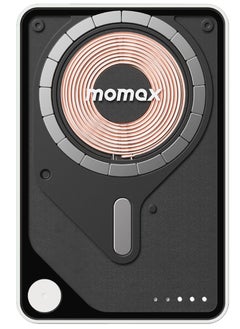 Momax Momax 1-Power X PRO 5000mAh Magnetic Wireless Power Bank with Stand and Built-in USB-C Cable - White  - Image 5