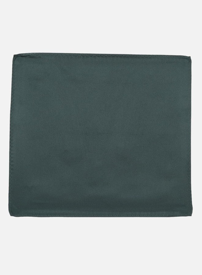 Van Heusen Men Green Party Tie Pocket Square And Lapel Pin - Image 3