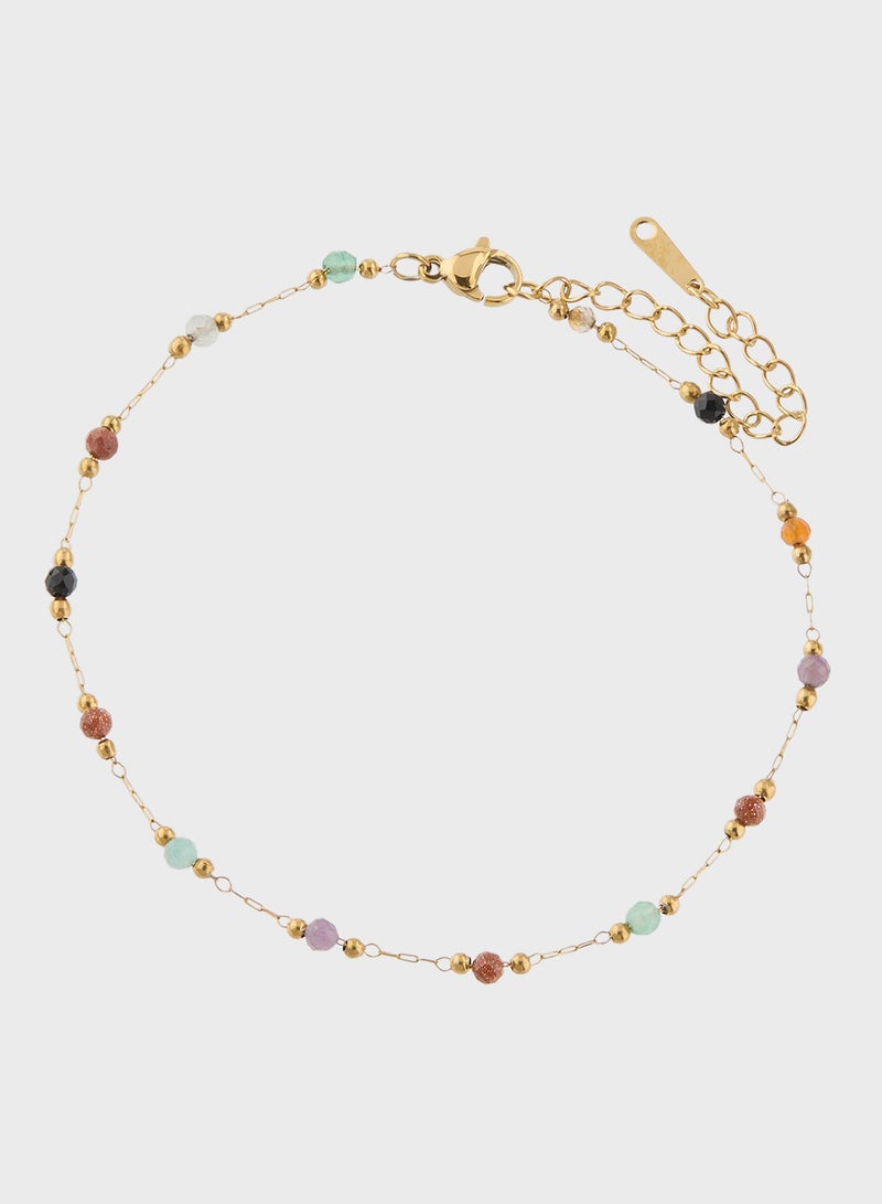 ELLA Beaded Anklet - Image 1