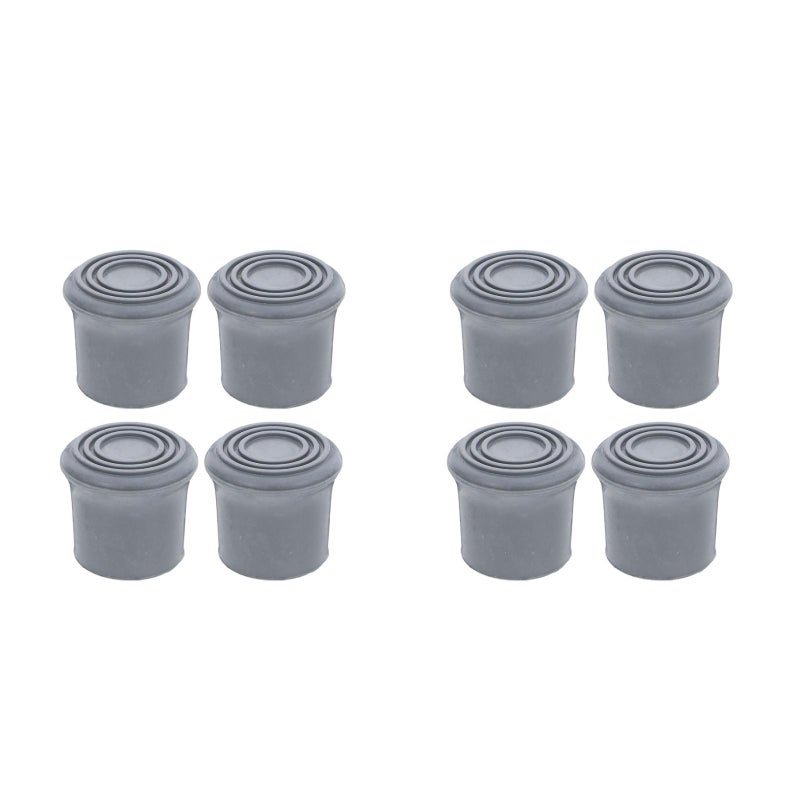 8 pcs Rubber Feet Replacement Shower Chair Tips For Shower Chair Bath Stool Toilet Chair And Walking Cane - Image 5