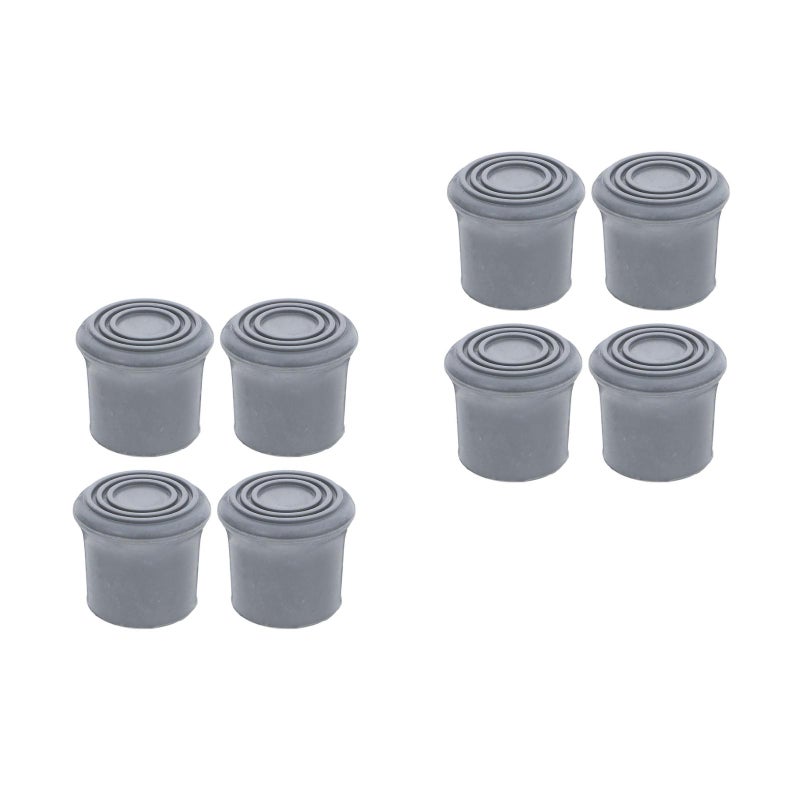 8 pcs Rubber Feet Replacement Shower Chair Tips For Shower Chair Bath Stool Toilet Chair And Walking Cane - Image 2