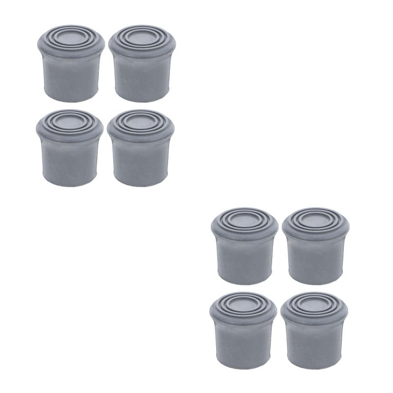 8 pcs Rubber Feet Replacement Shower Chair Tips For Shower Chair Bath Stool Toilet Chair And Walking Cane - Image 4