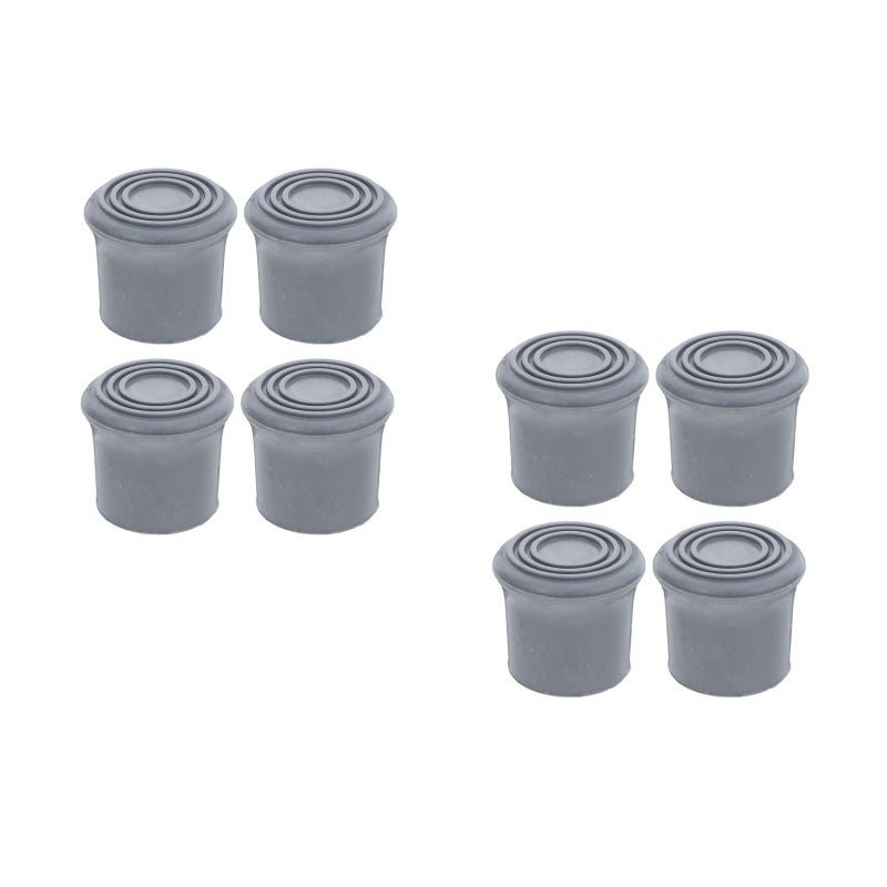 8 pcs Rubber Feet Replacement Shower Chair Tips For Shower Chair Bath Stool Toilet Chair And Walking Cane - Image 1