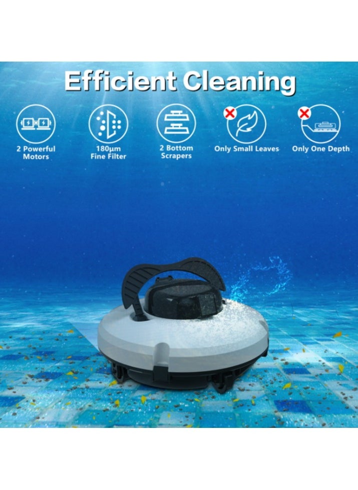 AROAQ - Cordless Robotic Pool Cleaner, Automatic Pool Vacuum - Image 1