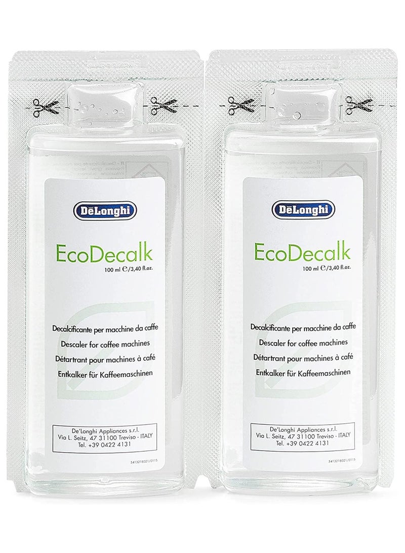 De'Longhi Descaler for coffee machines 2x 100ml - Image 2